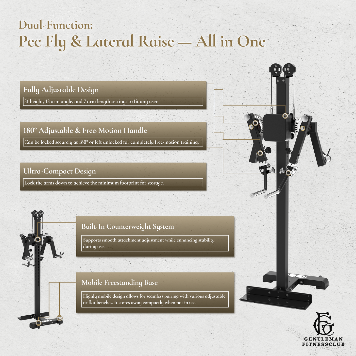 Compact Pec Fly & Lateral Raise